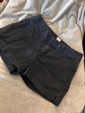 GAP High Waist Black Cotton Shorts